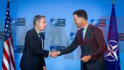 Mark Rute dhe Entoni Blinken (NATO)